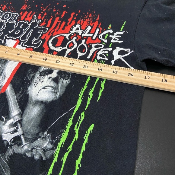 Rob zombie and Alice cooper. The gruesome twosome band tee - Picture 4 of 5